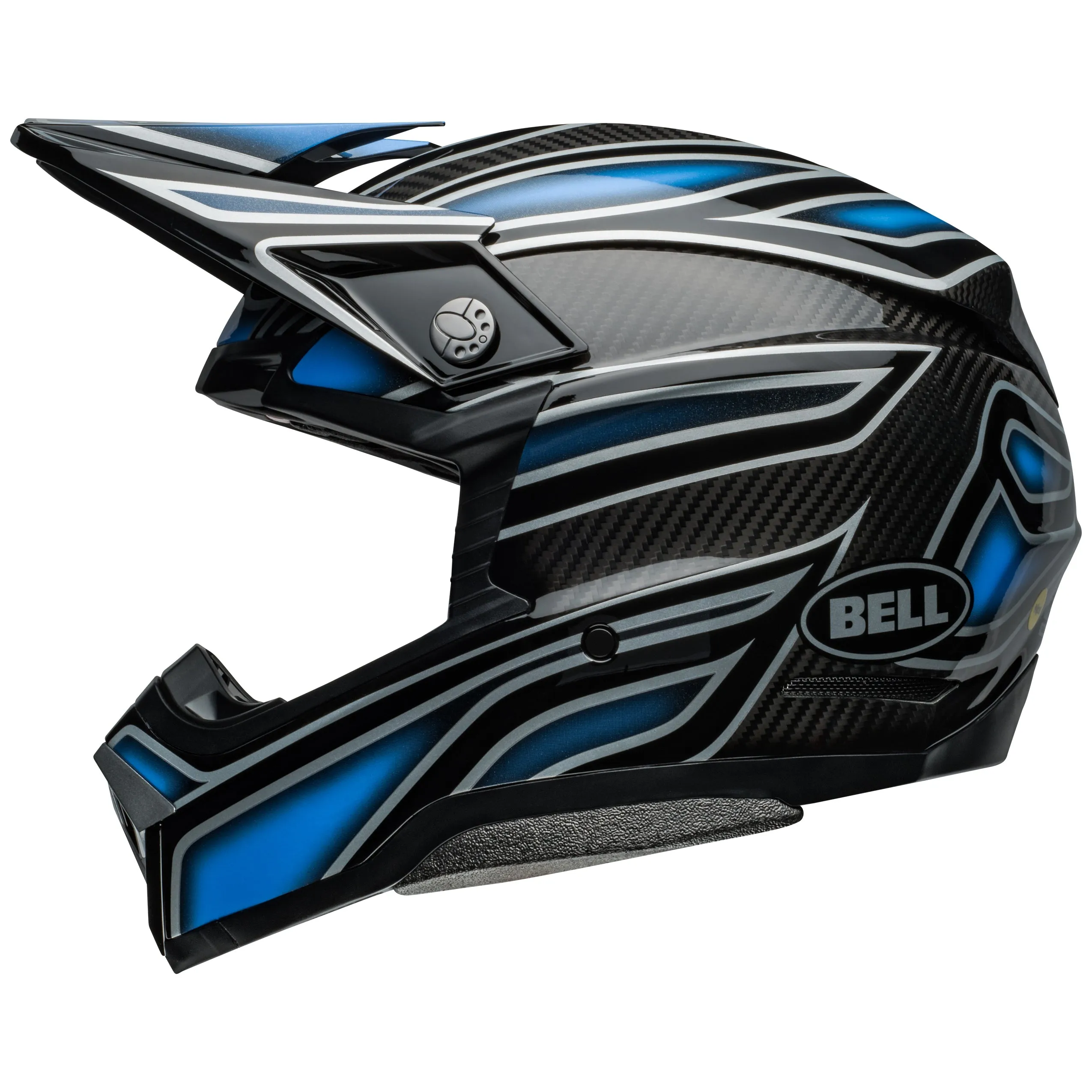 Bell Moto-10 Spherical MIPS Motocross Helmet Webb Marmont Blue
