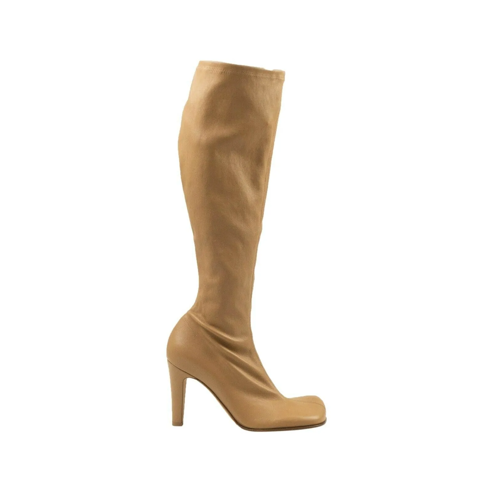 Bottega Veneta Cocktail Stretch Nappa Boots - Camel Brown