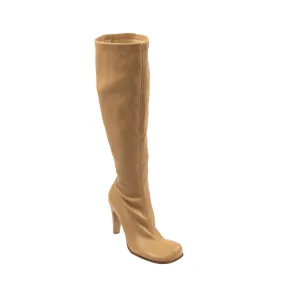 Bottega Veneta Cocktail Stretch Nappa Boots - Camel Brown