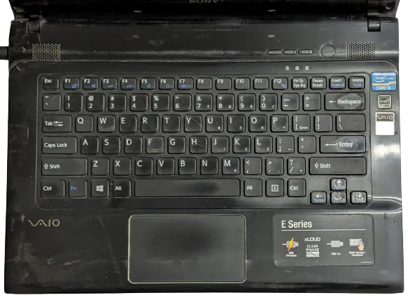 Buy Used Sony VAIO (SVE141J11W) 14" Intel Core i3 Processor 500GB HDD 4GB RAM Black Laptop