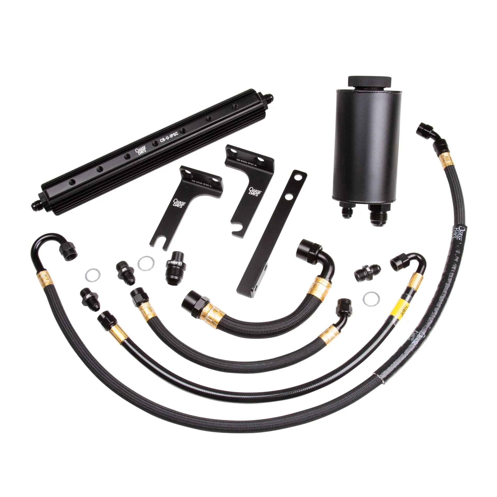 Chase Bays Power Steering Kit BMW E46 w/ GM LS1 / LS2 / LS3 / LS6 (98-06) w/ or w/o Fluid Cooler