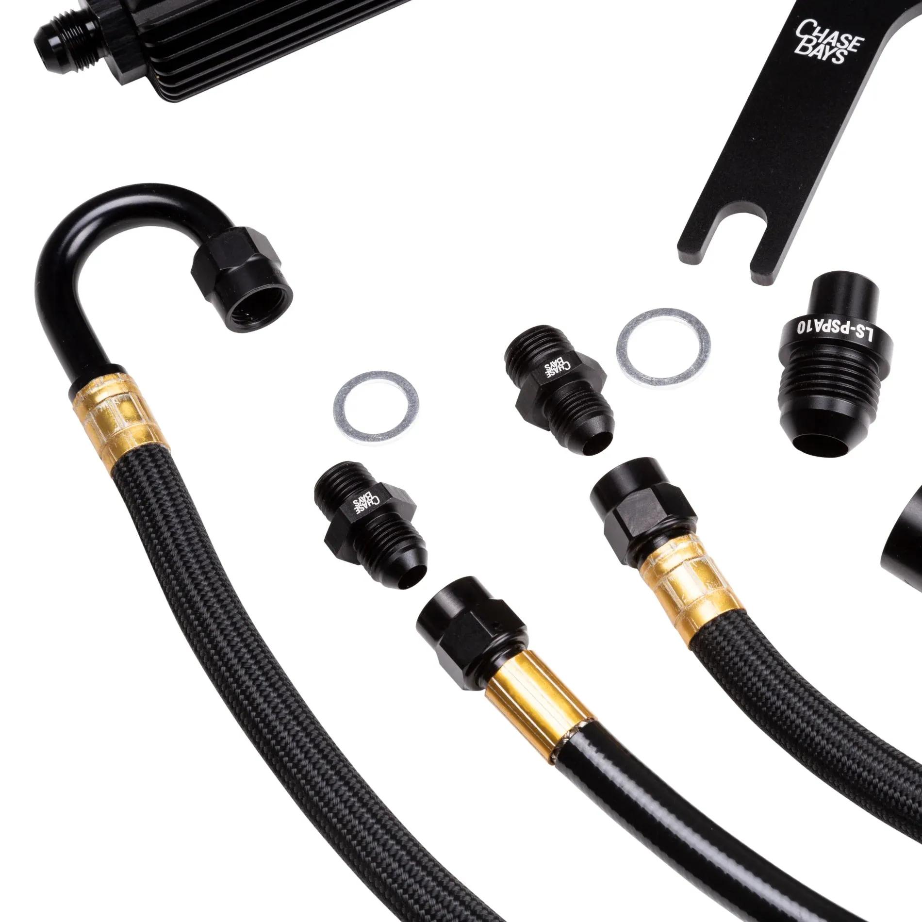 Chase Bays Power Steering Kit BMW E46 w/ GM LS1 / LS2 / LS3 / LS6 (98-06) w/ or w/o Fluid Cooler