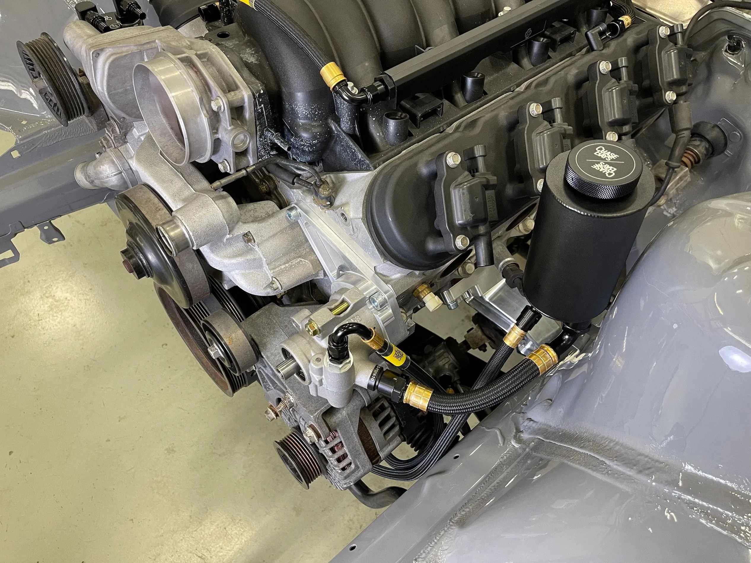 Chase Bays Power Steering Kit BMW E46 w/ GM LS1 / LS2 / LS3 / LS6 (98-06) w/ or w/o Fluid Cooler