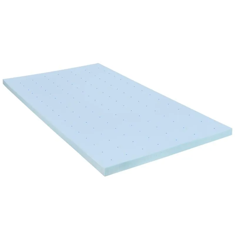 Comfort Express Blue Cooling Memory Foam Mattress Topper