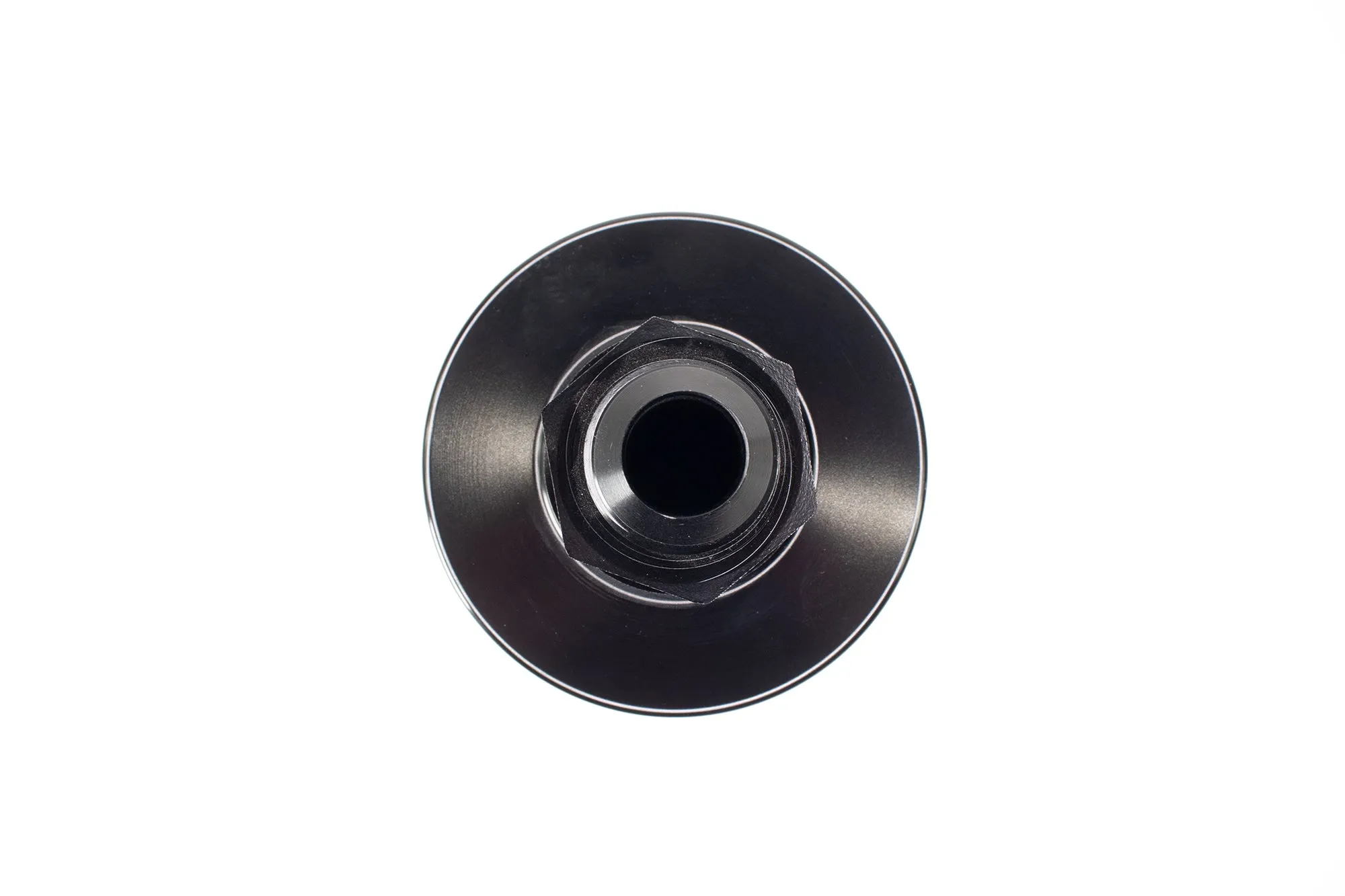 Coolant Expansion Tank / Remote Fill Billet Black Anodized w/ Mount