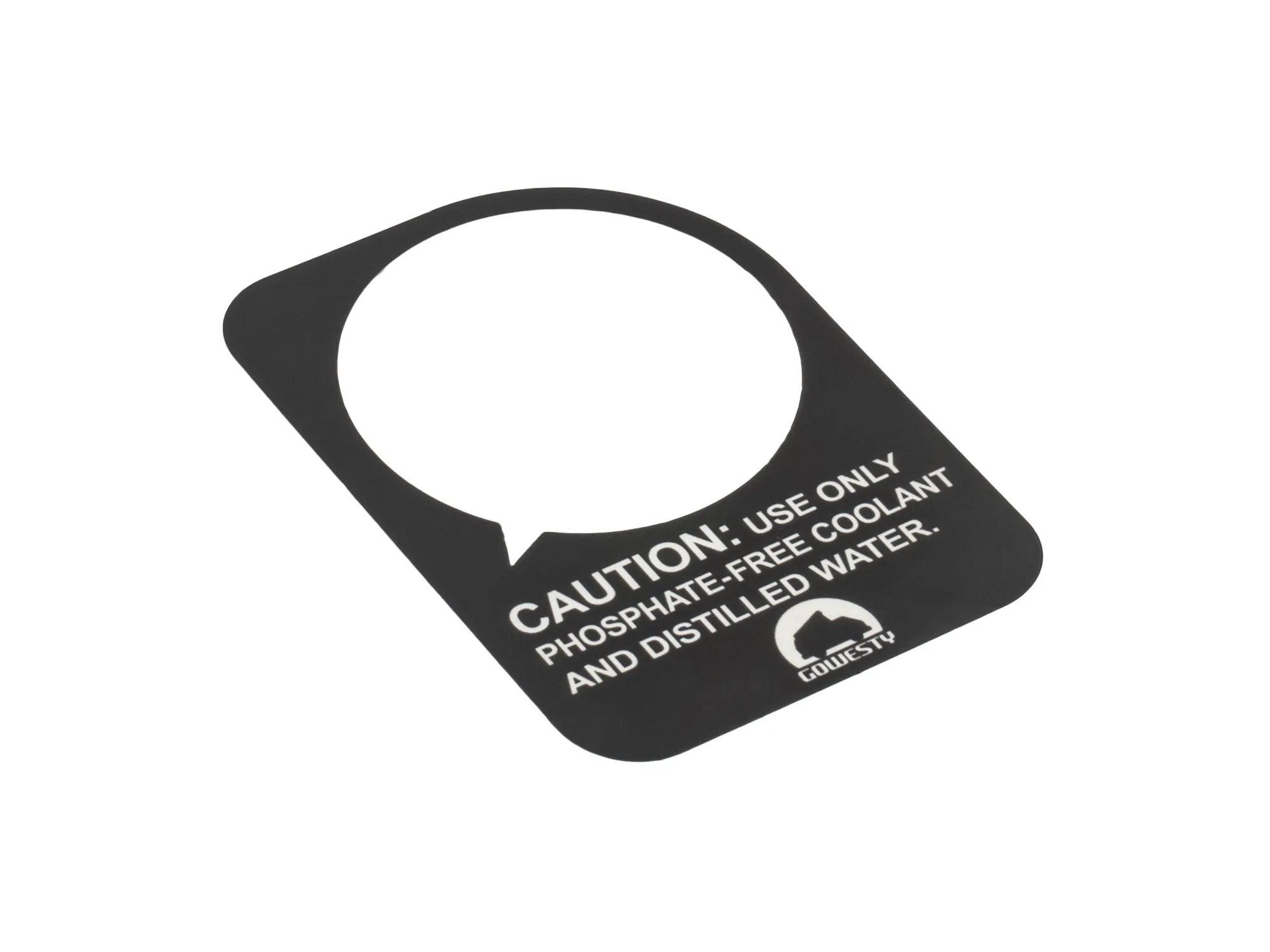Coolant Warning Tag (Coolant Expansion Tank)