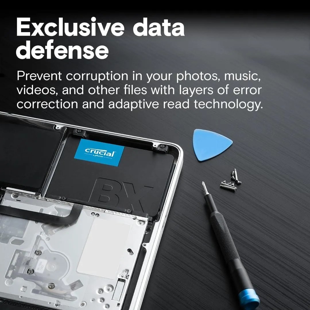 Crucial BX500 240GB 3D NAND SATA 2.5 Inch Internal SSD - Up to 540MB/s - CT240BX500SSD1
