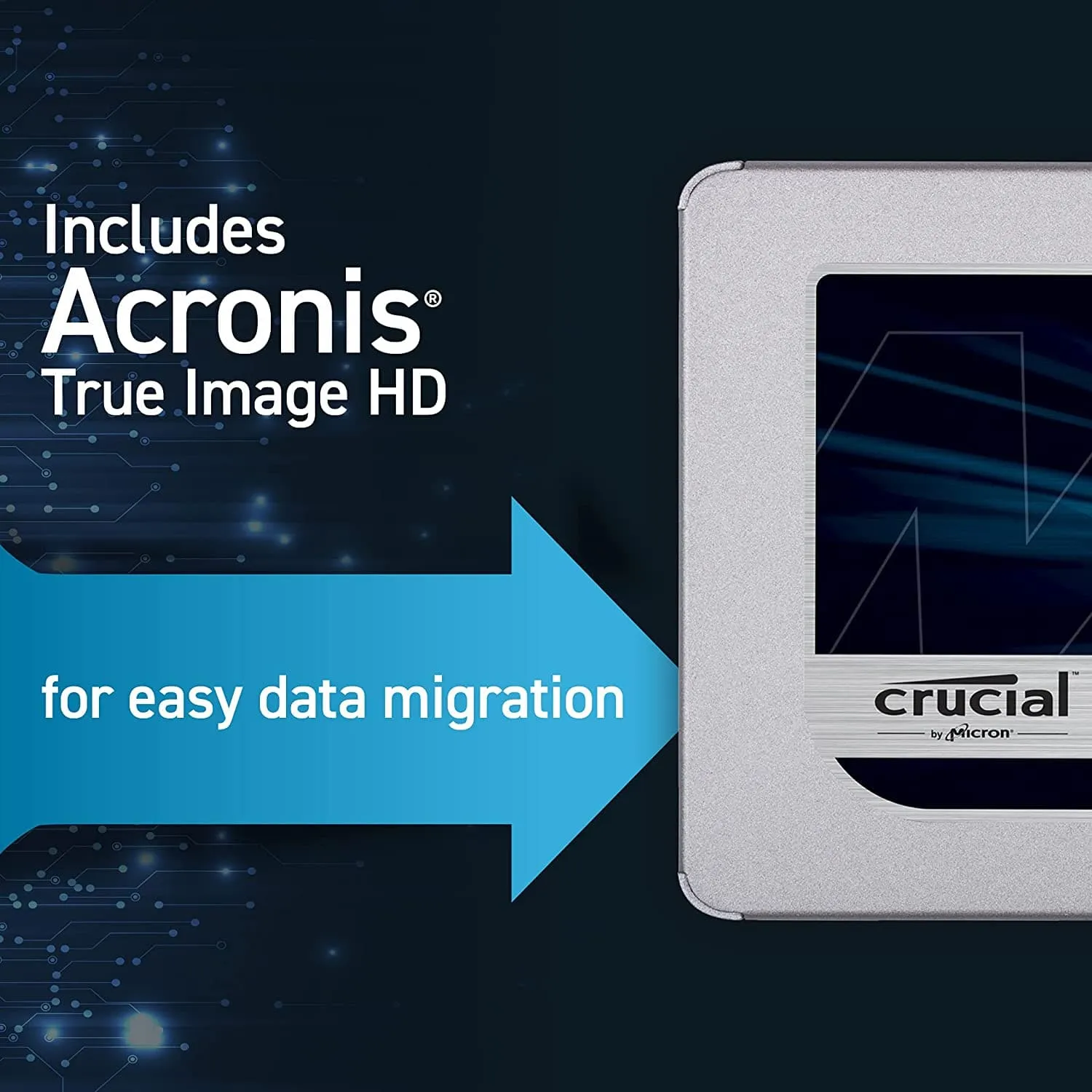 Crucial MX500 250GB 3D NAND SATA 2.5 Inch Internal SSD - Up to 560MB/s - CT250MX500SSD1