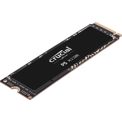 Crucial P5 M.2 Internal 2TB Solid State Drive, 3D NAND NVMe PCIe SSD - CT2000P5SSD8