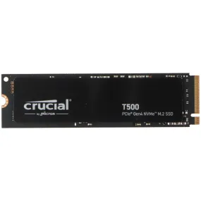 Crucial T500 (500GB) Gen4 NVMe M.2 Internal Gaming SSD (CT500T500SSD8)
