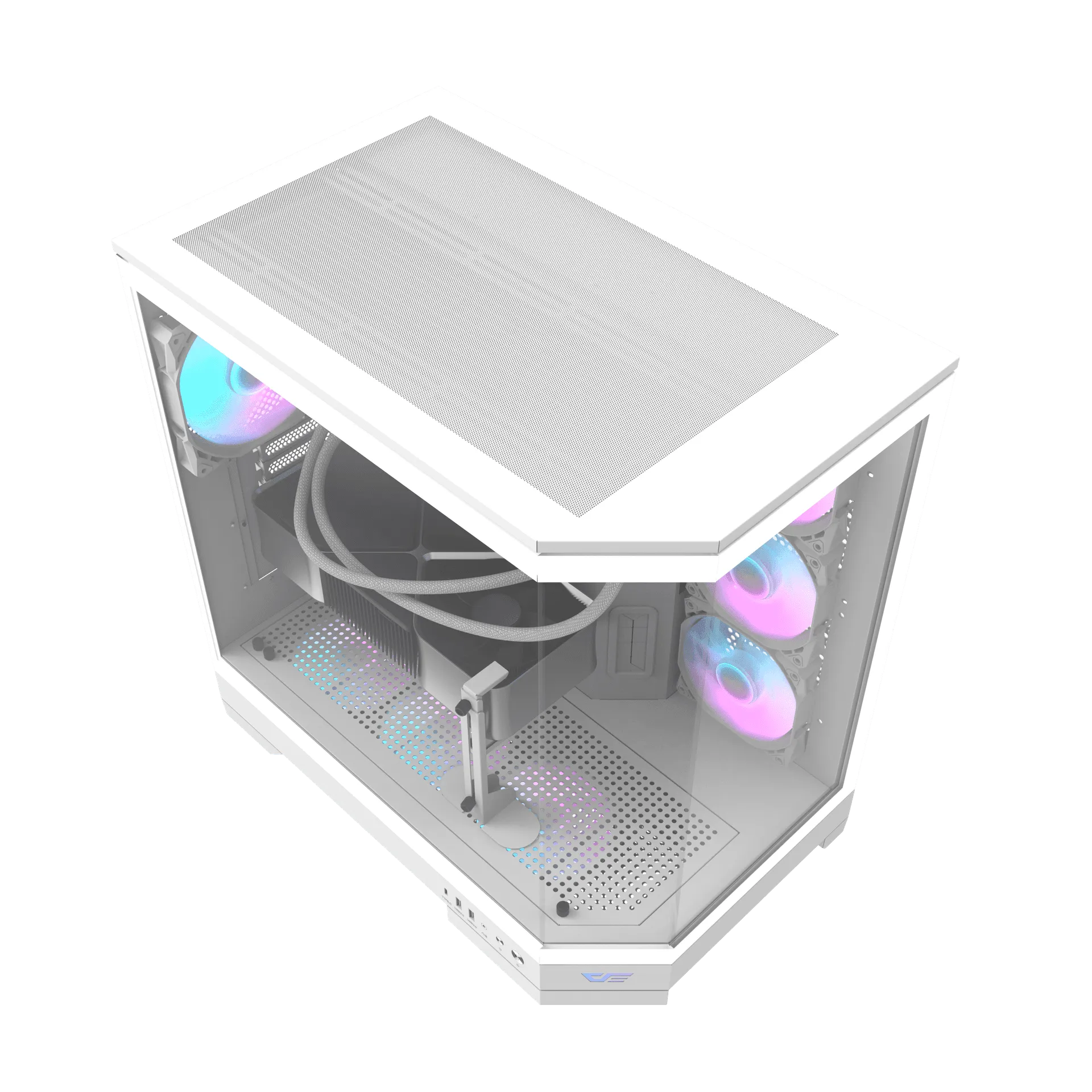 DARKFLASH Casing DQX90 GAMING FULL WHITE