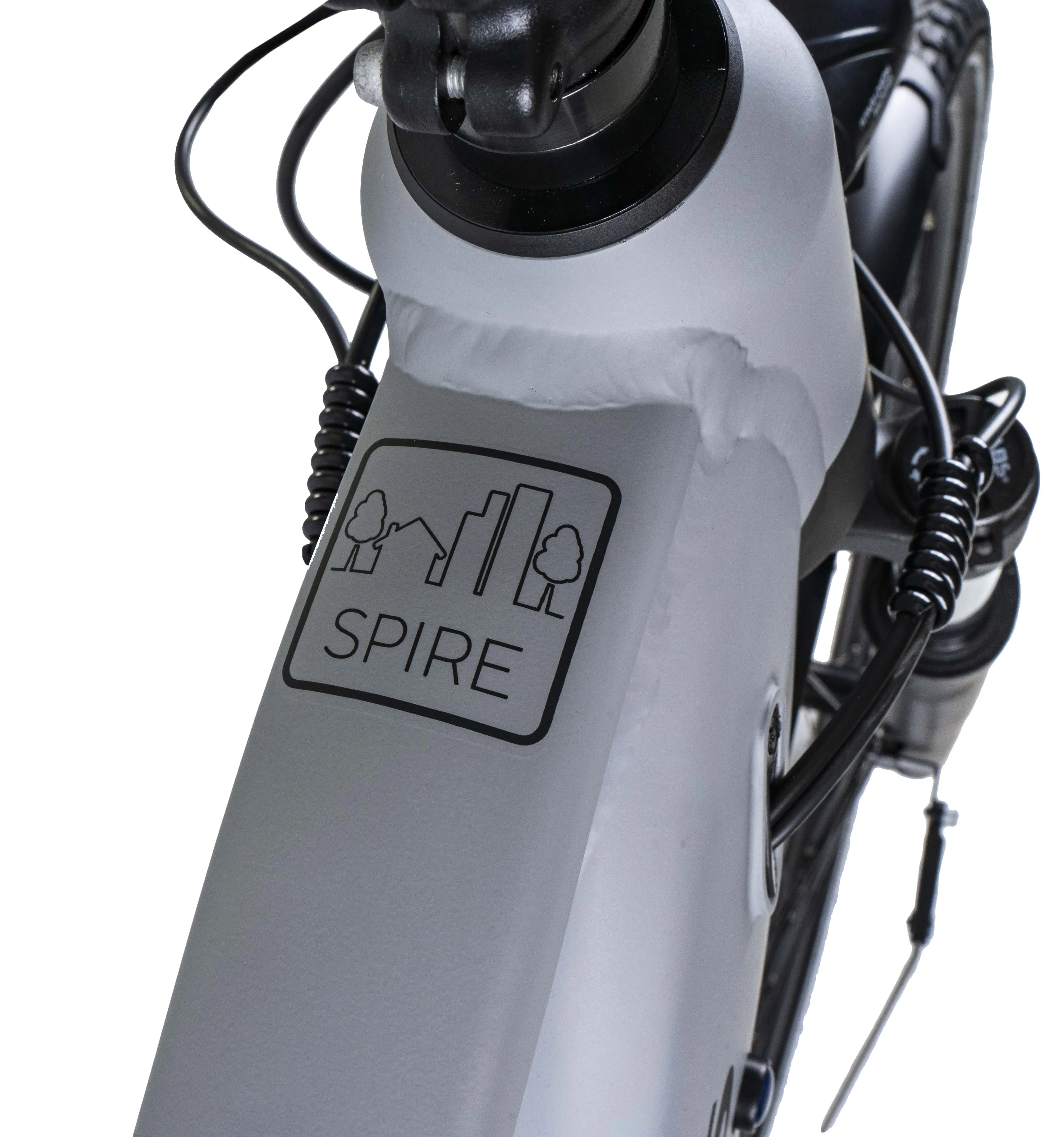 Dawes Spire Crossbar 2.0 Electric Hybrid Bike, Medium Light Grey/Black