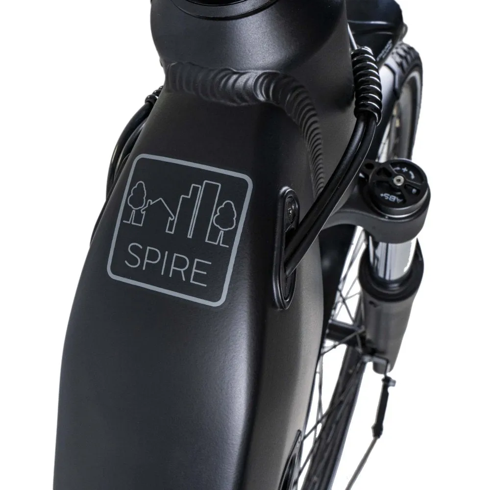 Dawes Spire Low Step 1.0 Electric Hybrid Bike, Small Black