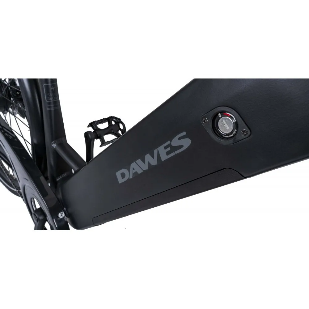 Dawes Spire Low Step 1.0 Electric Hybrid Bike, Small Black