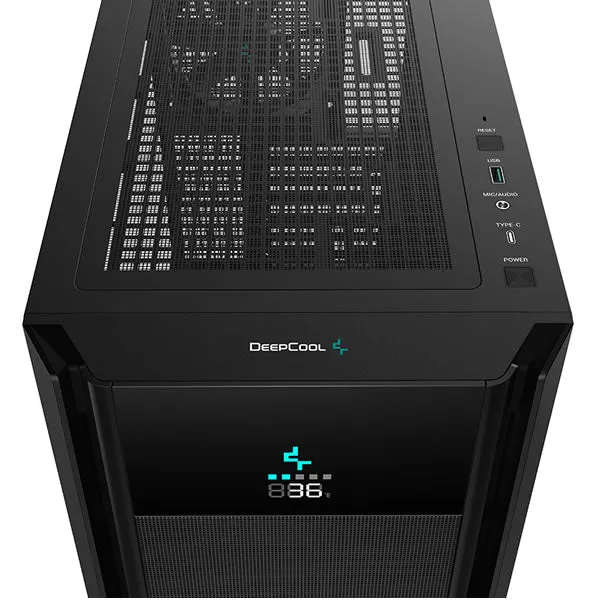 DeepCool CH510 Mesh Digital ATX Mid-Tower Case With Built-in Digital Display
