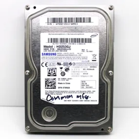 Dell 0TMN2K 250GB 7200RPM SATA 3.5" Hard Drive Samsung HD253GJ