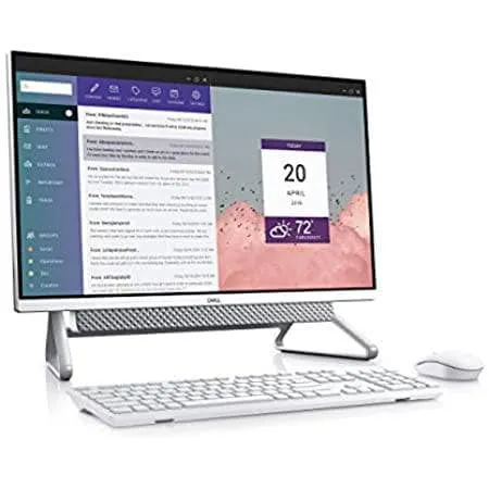 Dell Inspiron 7700 27-inch FHD Anti-Glare Narrow Border Infinity NTCH All-In-One Desktop (Silver) Intel Core i7-1165G7, 8 GB RAM, 512GB SSD   1TB HDD, Windows 10 Home