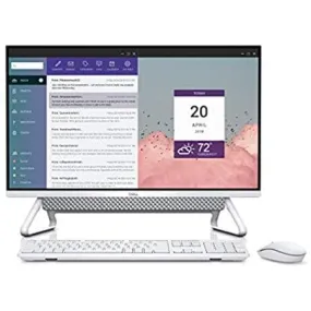 Dell Inspiron 7700 27-inch FHD Anti-Glare Narrow Border Infinity NTCH All-In-One Desktop (Silver) Intel Core i7-1165G7, 8 GB RAM, 512GB SSD   1TB HDD, Windows 10 Home