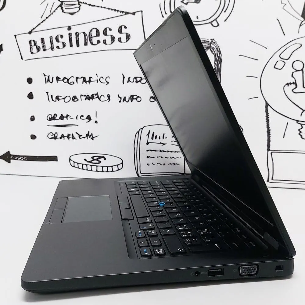Dell Latitude 5480 Laptop (Intel Core i5-6300U - 8GB DDR4 - SSD 256GB - Intel HD Graphics - 14.0 Inch HD - Cam) Original Used