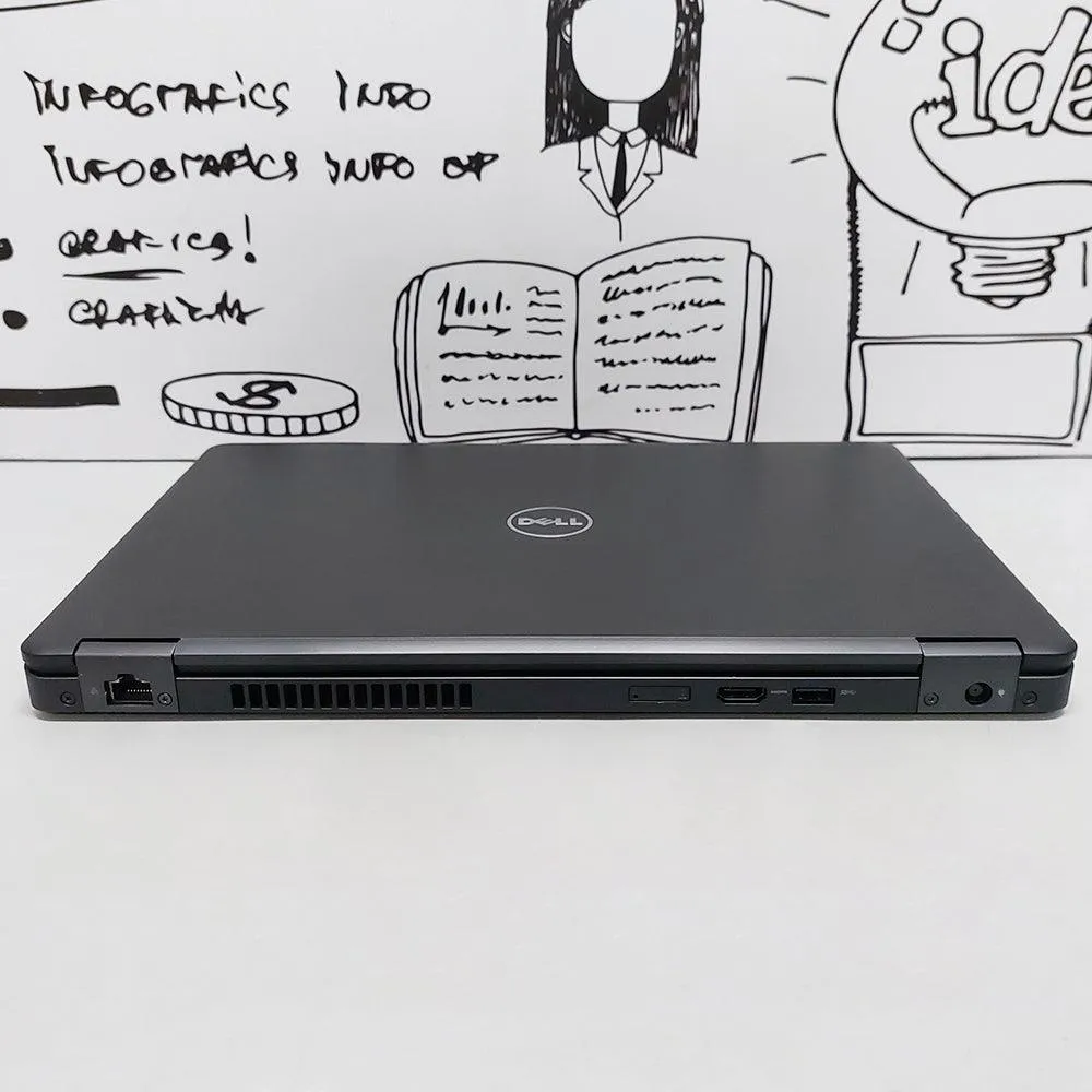 Dell Latitude 5480 Laptop (Intel Core i5-6300U - 8GB DDR4 - SSD 256GB - Intel HD Graphics - 14.0 Inch HD - Cam) Original Used