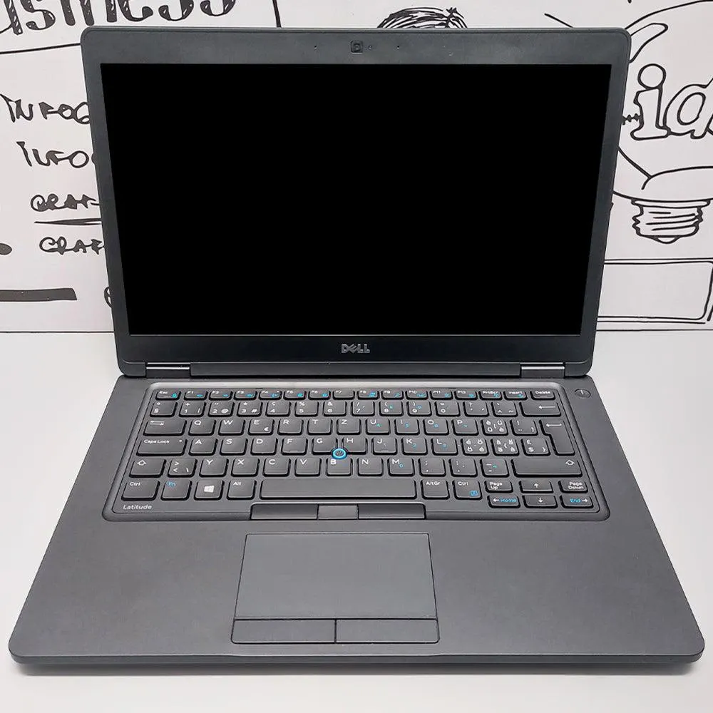 Dell Latitude 5480 Laptop (Intel Core i5-6300U - 8GB DDR4 - SSD 256GB - Intel HD Graphics - 14.0 Inch HD - Cam) Original Used