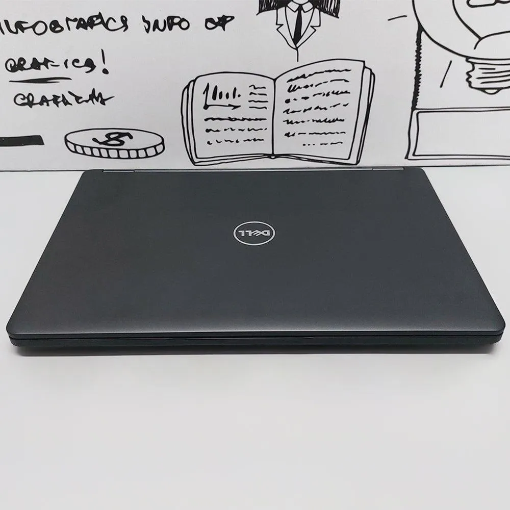 Dell Latitude 5480 Laptop (Intel Core i5-6300U - 8GB DDR4 - SSD 256GB - Intel HD Graphics - 14.0 Inch HD - Cam) Original Used