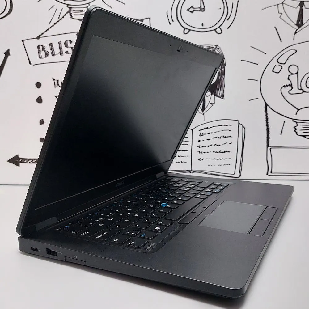 Dell Latitude 5480 Laptop (Intel Core i5-6300U - 8GB DDR4 - SSD 256GB - Intel HD Graphics - 14.0 Inch HD - Cam) Original Used