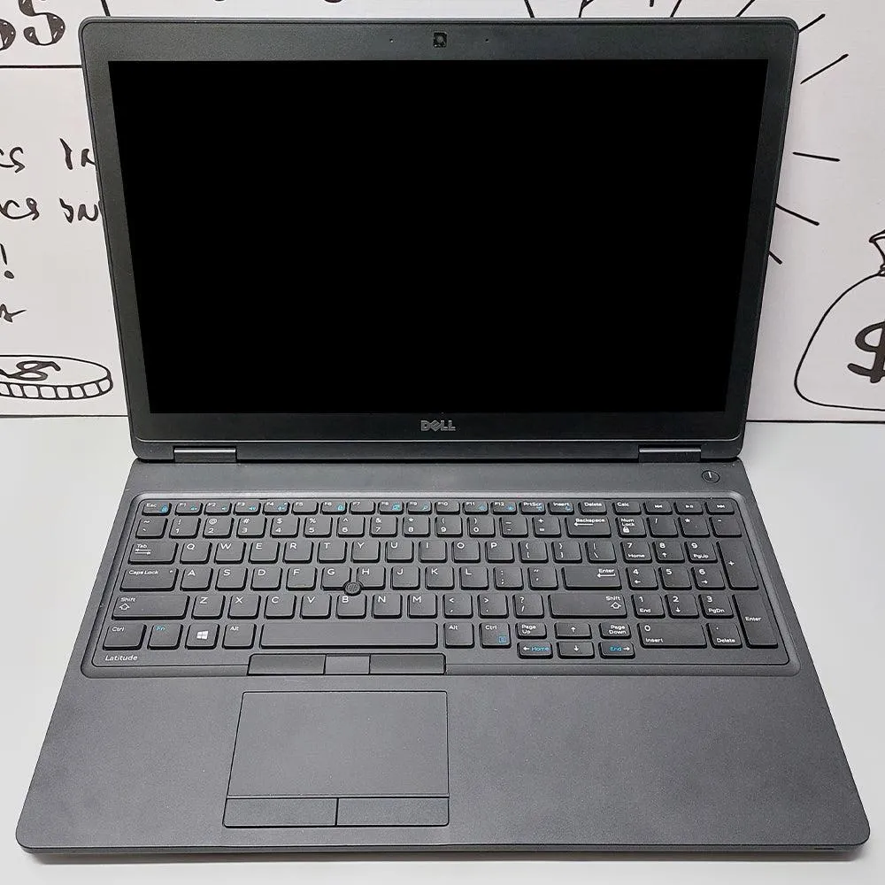 Dell Latitude 5580 Laptop (Intel Core i5-7300U - 8GB DDR4 - SSD 256GB - Intel HD Graphics - 15.6 Inch HD - Cam) Original Used