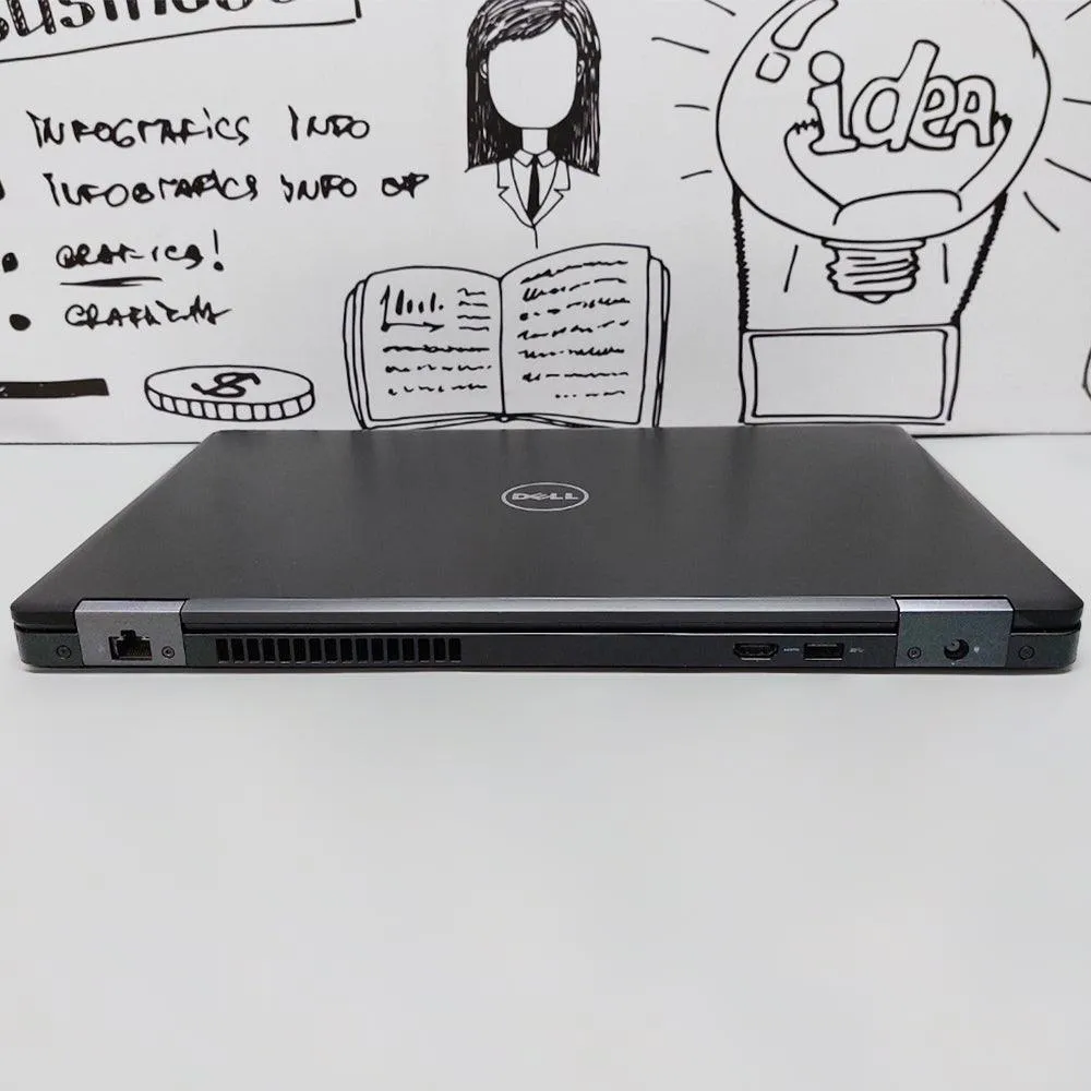 Dell Latitude 5580 Laptop (Intel Core i5-7300U - 8GB DDR4 - SSD 256GB - Intel HD Graphics - 15.6 Inch HD - Cam) Original Used