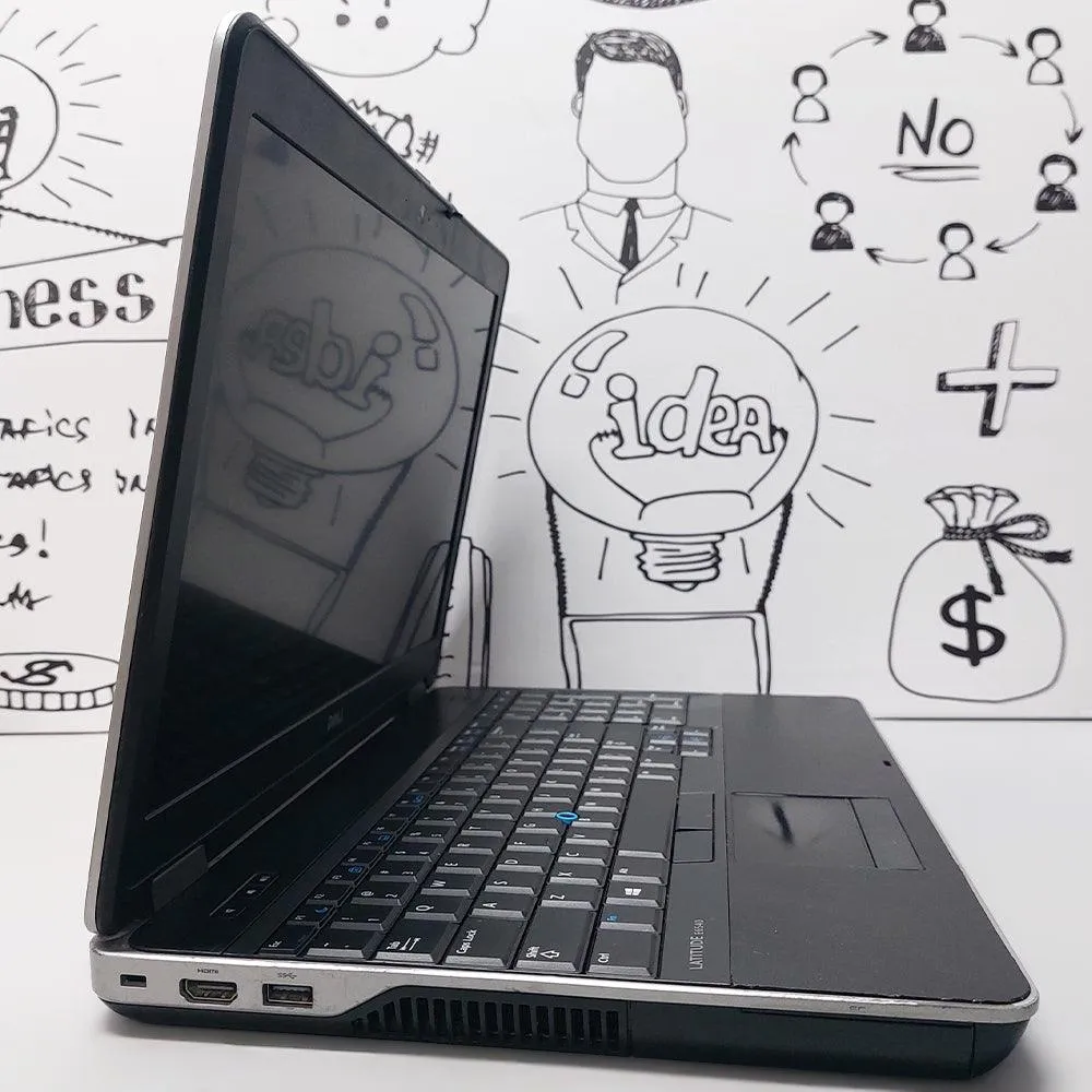 Dell Latitude E6540 Laptop (Intel Core i7-4800MQ - 8GB DDR3 - HDD 500GB - AMD Radeon HD 8790M 2GB - 15.6 Inch FHD - Cam - DVD RW) Original Used