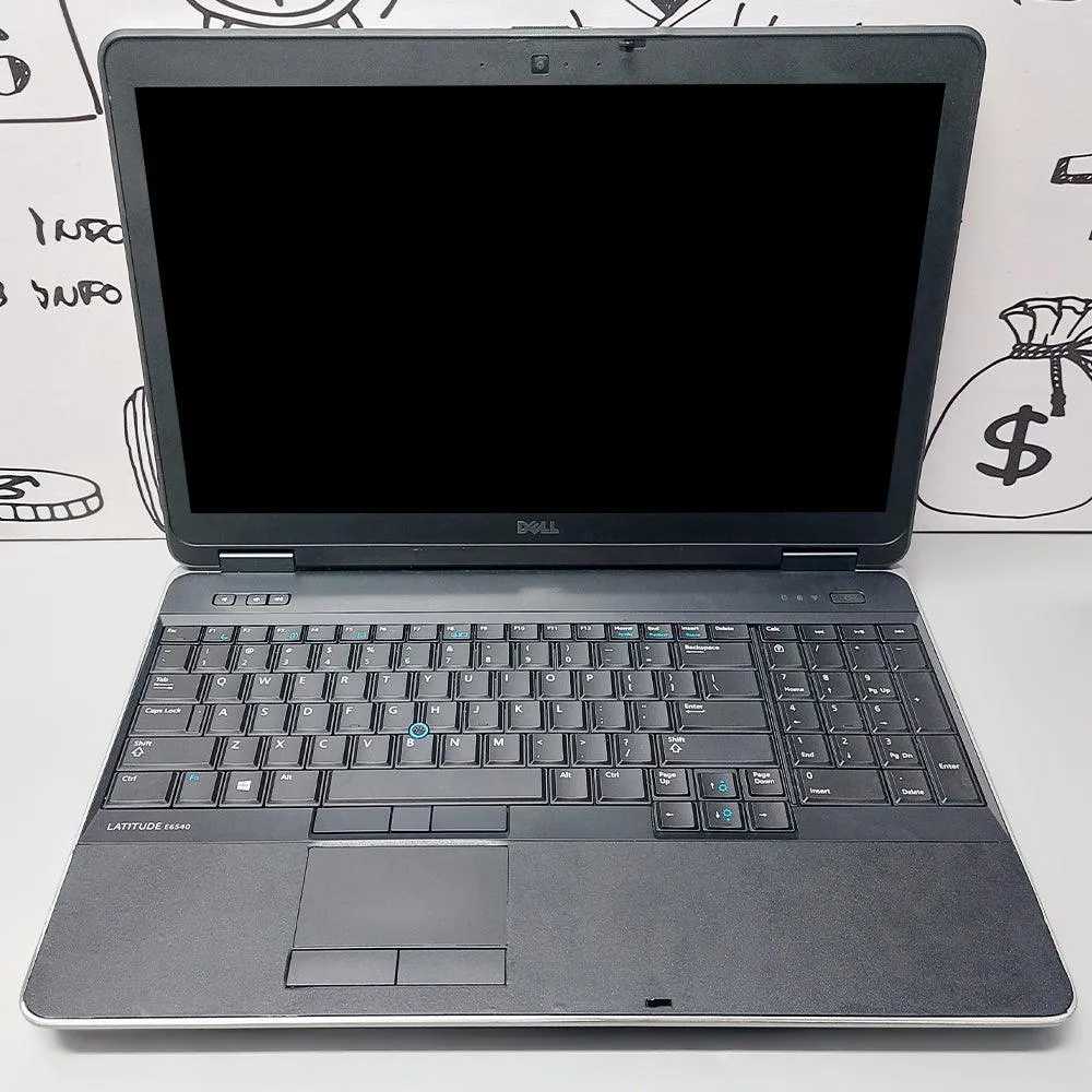 Dell Latitude E6540 Laptop (Intel Core i7-4800MQ - 8GB DDR3 - HDD 500GB - AMD Radeon HD 8790M 2GB - 15.6 Inch FHD - Cam - DVD RW) Original Used