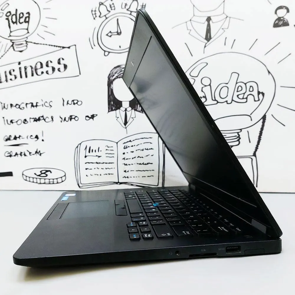 Dell Latitude E7470 Laptop (Intel Core i7-6600U - 8GB DDR4 - SSD 256GB - Intel HD Graphics - 14.0 Inch HD - Cam) Original Used