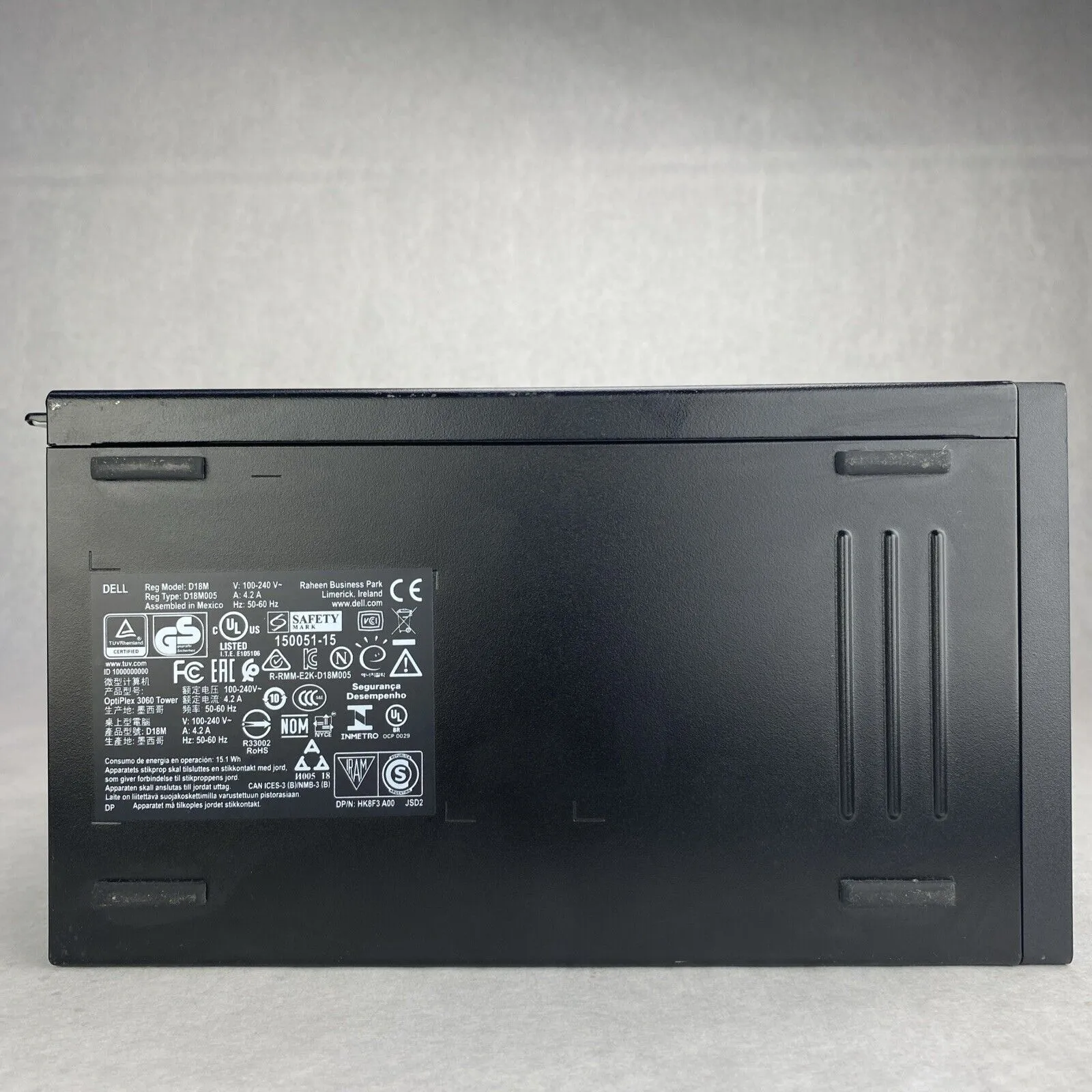 Dell Optiplex 3060 Tower Intel Six Core i5-8500 3.0GHz 1x8GB RAM No HDD OS