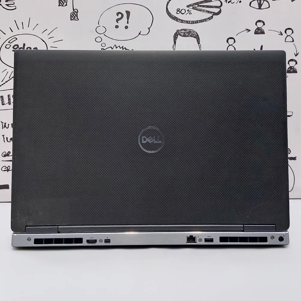 Dell Precision 7740 Workstation Laptop (Intel Core i9-9980HK - 64GB DDR4 - M.2 NVME 1TB - Nvidia Quadro RTX 3000 6GB - 17.3 Inch FHD - Cam) Original Used