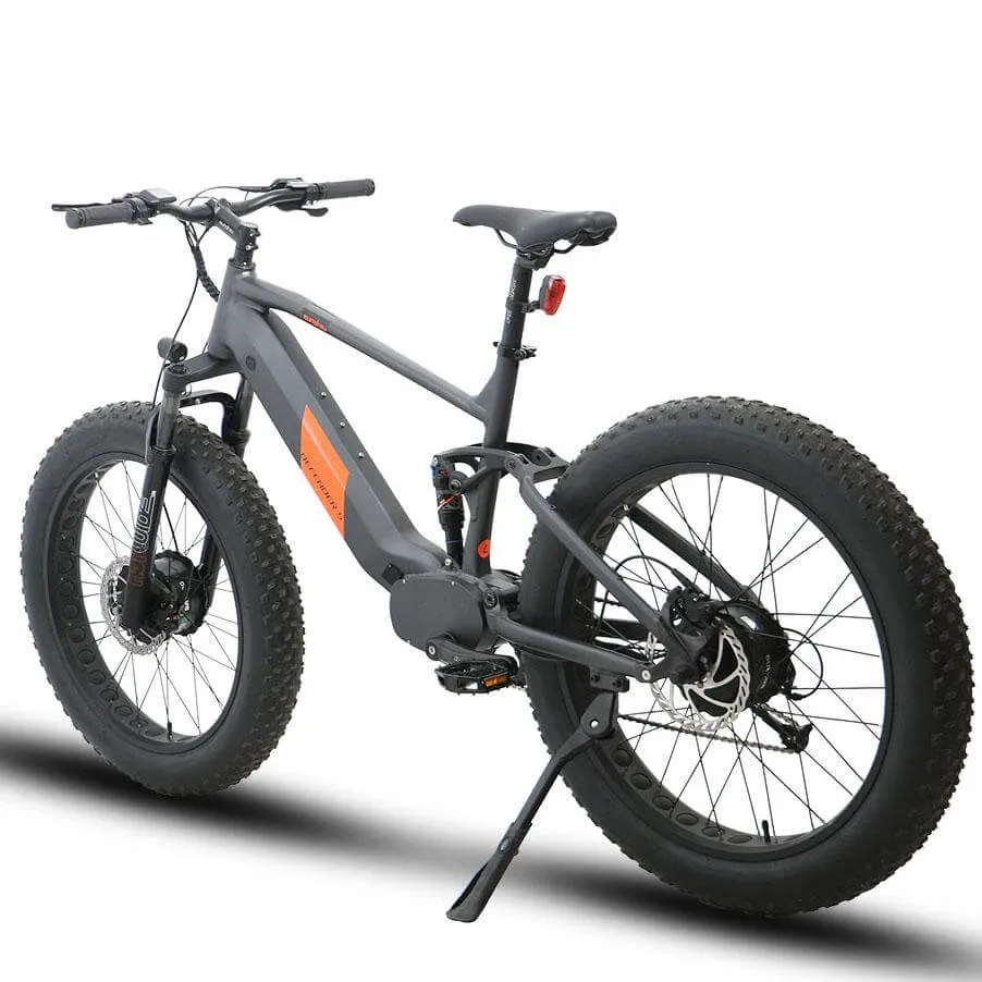 Eunorau Defender S All-Wheel Mid Drive Mountain Electric Bike