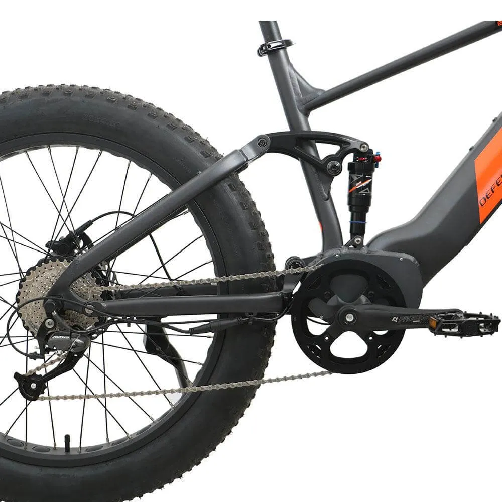 Eunorau Defender S All-Wheel Mid Drive Mountain Electric Bike