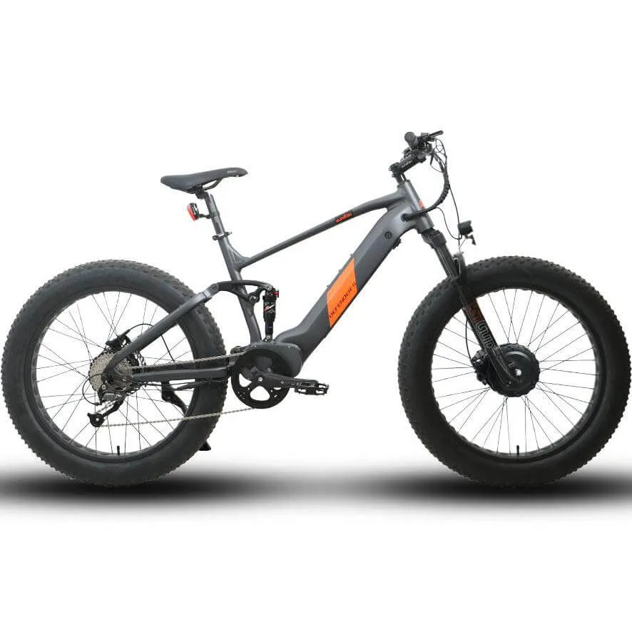 Eunorau Defender S All-Wheel Mid Drive Mountain Electric Bike