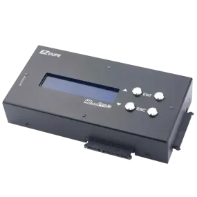 EZ Dupe 1 to 2 Hard Drive Compact Duplicator - Cloner for 3.5" & 2.5" SATA HDD/SSD 300MB/Sec (DM-HS2-3H2B)