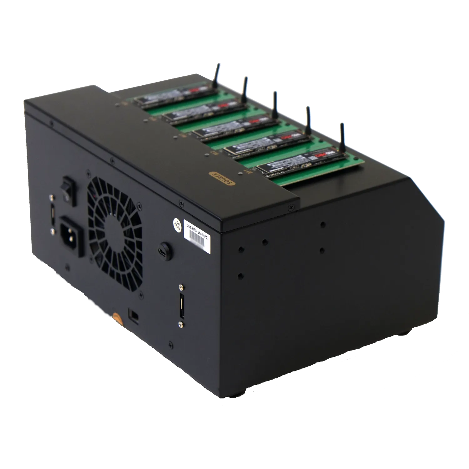 EZ Dupe 1 to 4 NVMe Cyclone 600 - M.2 PCIe NVMe / M2 SATA Internal SSD Duplicator & Sanitizer 36GB/Min