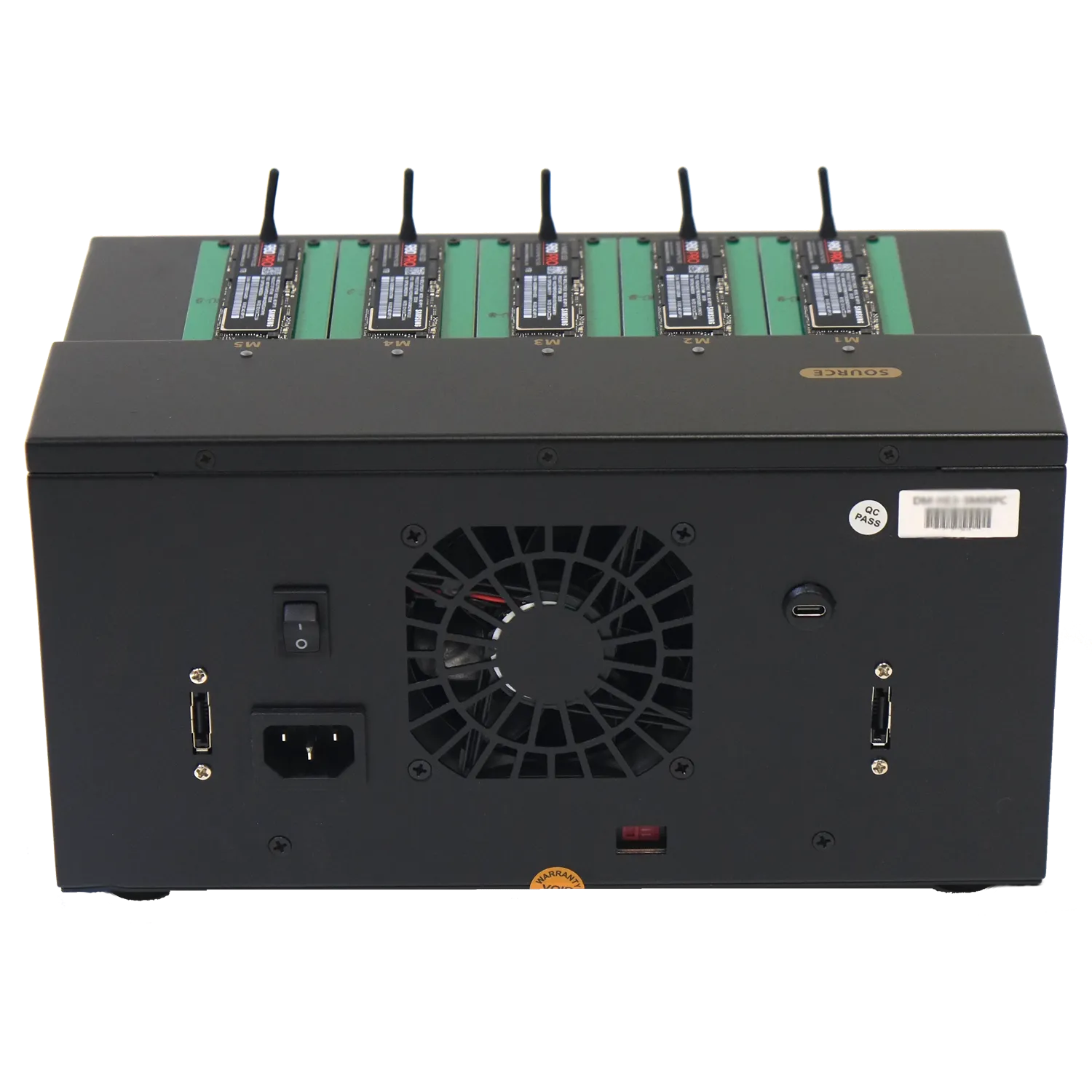 EZ Dupe 1 to 4 NVMe Cyclone 600 - M.2 PCIe NVMe / M2 SATA Internal SSD Duplicator & Sanitizer 36GB/Min