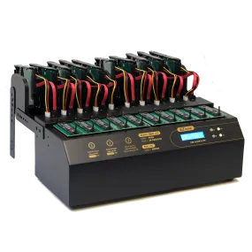 EZ Dupe 1 to 9 NVMe Cyclone Pro 600 - M.2 PCie NVMe / M2 SATA SSD & Hard Drive Duplicator & Sanitizer 36GB/Min