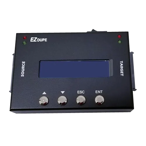 EZ Dupe HDmini 1 to 1 Hard Drive Duplicator - 2.5" & 3.5" SATA HDD / SSD Cloner (DM-HS0-2H1B)