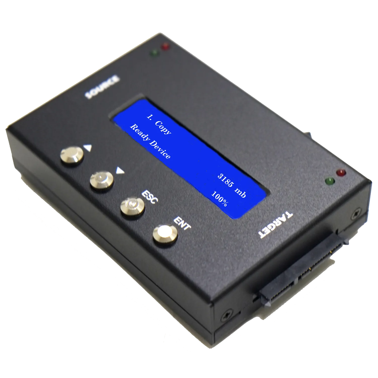 EZ Dupe HDmini 1 to 1 Hard Drive Duplicator - 2.5" & 3.5" SATA HDD / SSD Cloner (DM-HS0-2H1B)