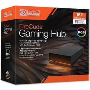 FIRECUDA GAMING HUB 16TB 3.5IN USB 3.2 Gen 1 External HDD
