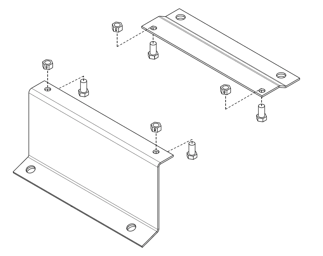 Freightliner M2 Adapter Bracket for Sears Elite 80 & Atlas II P/N: SA18106.901