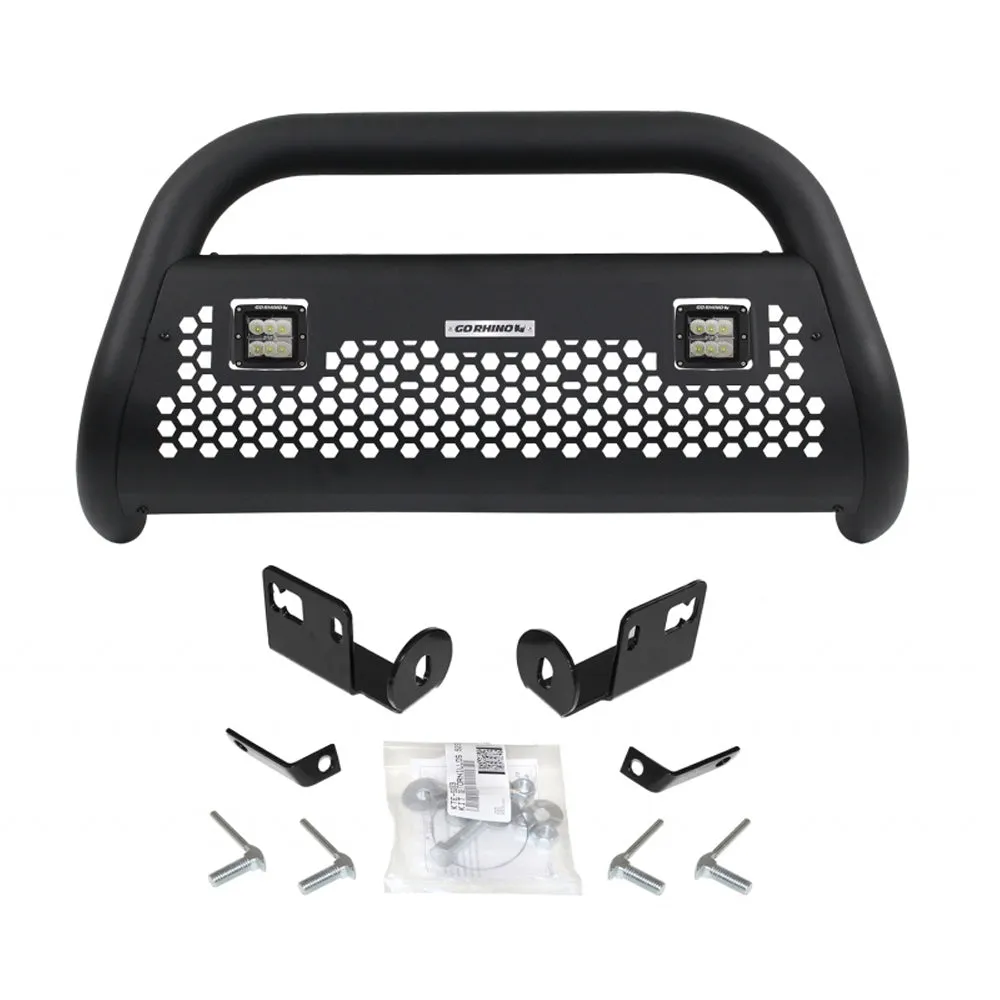 Go Rhino 16  Toyota Tacoma RC2 LR Complete Kit-3in. L.E.D. Cube Lights-Tex Blk (gor55542LT)