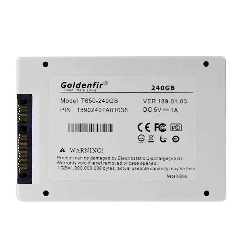 Goldenfir SSD 32GB 60GB 240GB 120GB 480GB 960GB 1TB SSD 2.5 Hard Drive Disk Disc Solid State Disks 2.5 " Internal SSD128GB 256GB