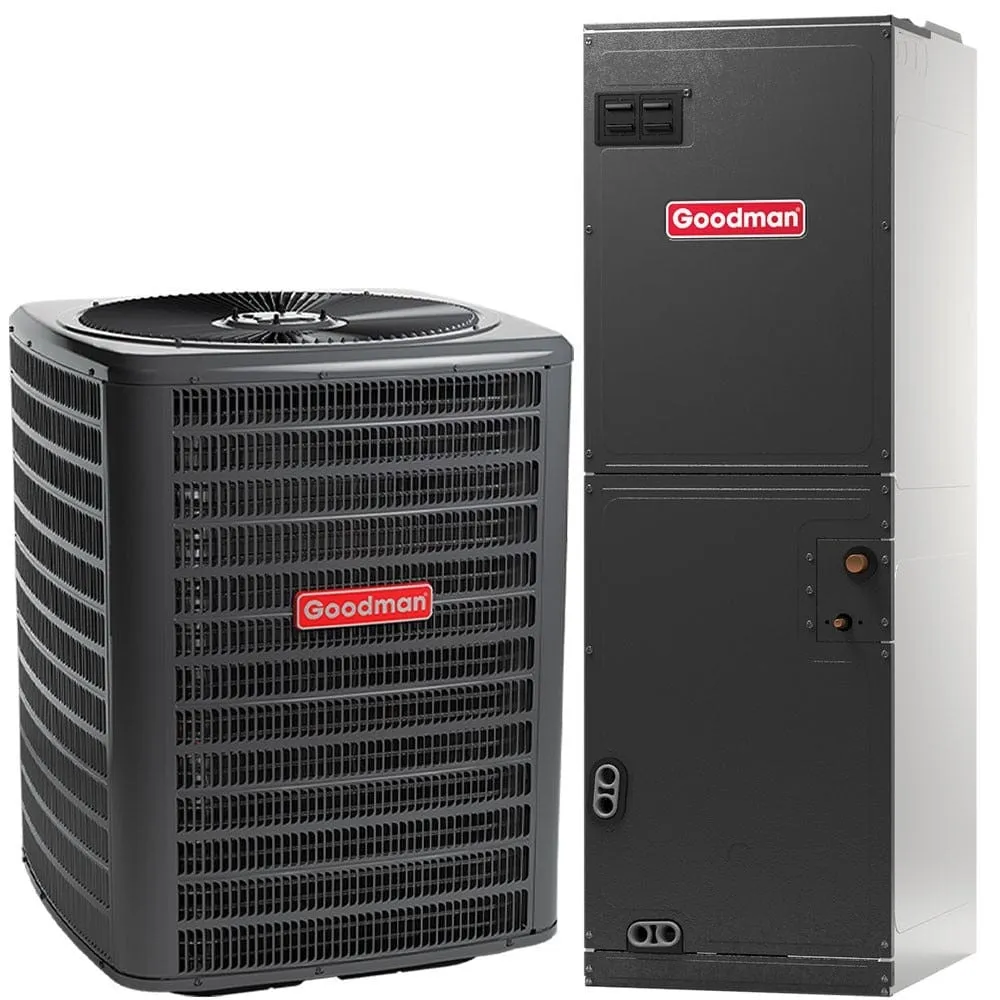 Goodman 4 GSX140481 Ton 14 SEER Multi Speed Central Air Conditioner Split System - Multiposition - HA11545