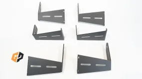 GP Offset Mounting Brackets for Alu-Cab Roof Top Tent to Jeep JLU