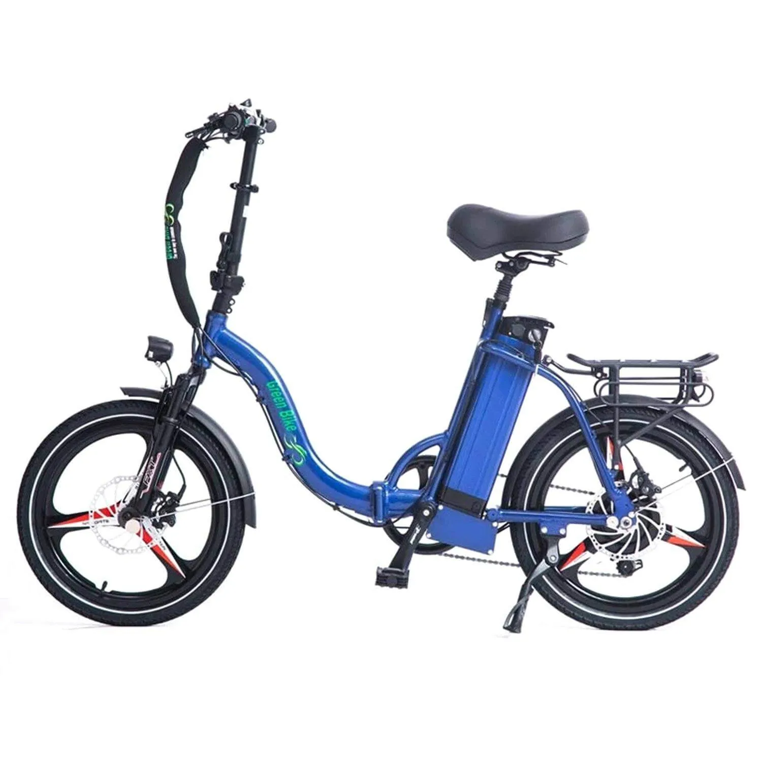 Green Bike USA GB500 Folding Low Step All Terrain Electric Bike